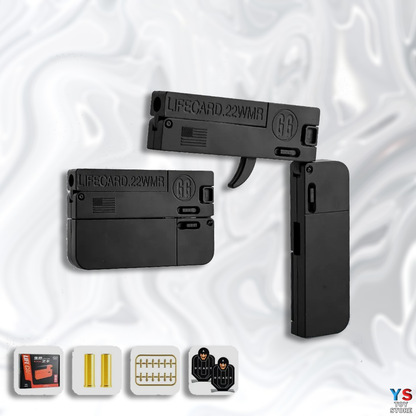 LifeCard Toy Pistol with Soft Bullets - YSToyStore