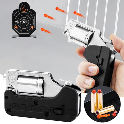 Foldable Revolver Toy Gun